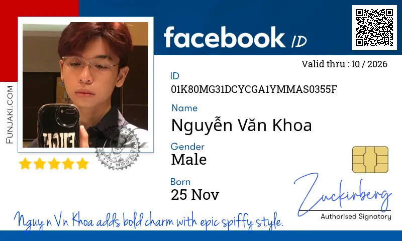 Facebook ID Card