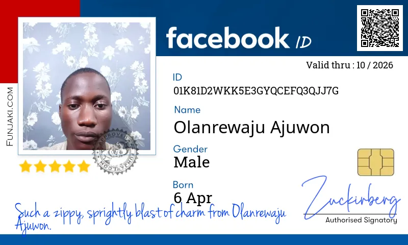 Facebook ID Card