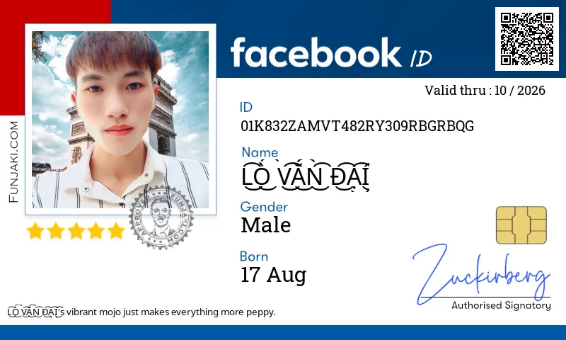 Facebook ID Card