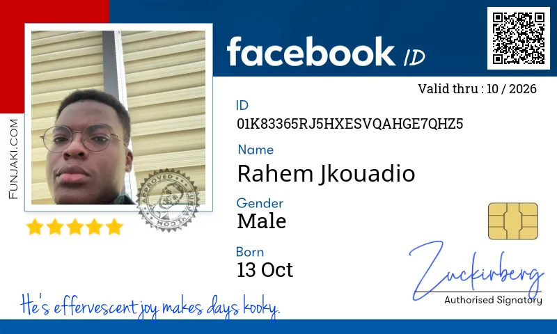 Facebook ID Card