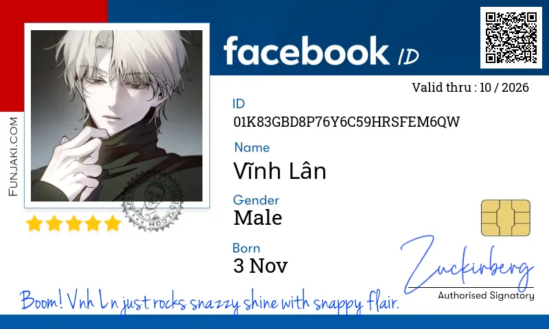 Facebook ID Card
