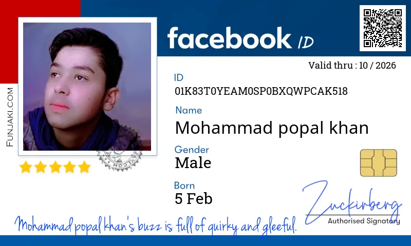 Facebook ID Card