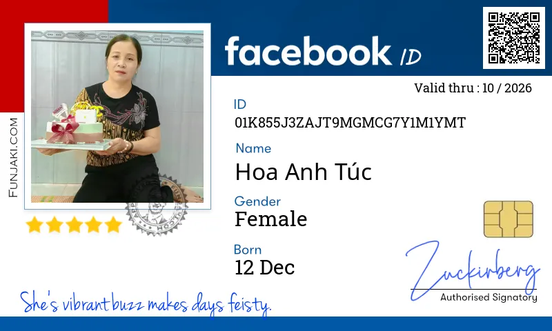 Facebook ID Card
