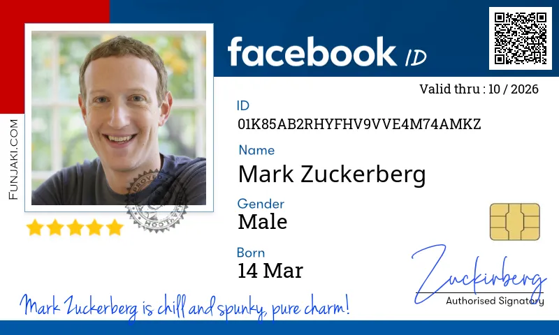 Facebook ID Card