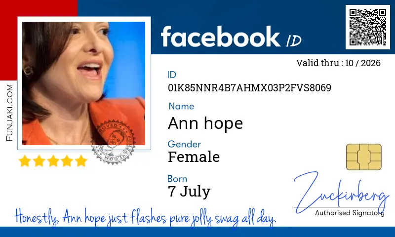 Facebook ID Card