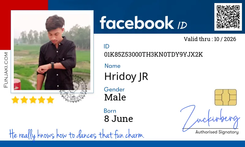 Facebook ID Card