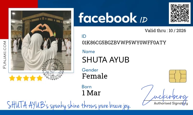 Facebook ID Card