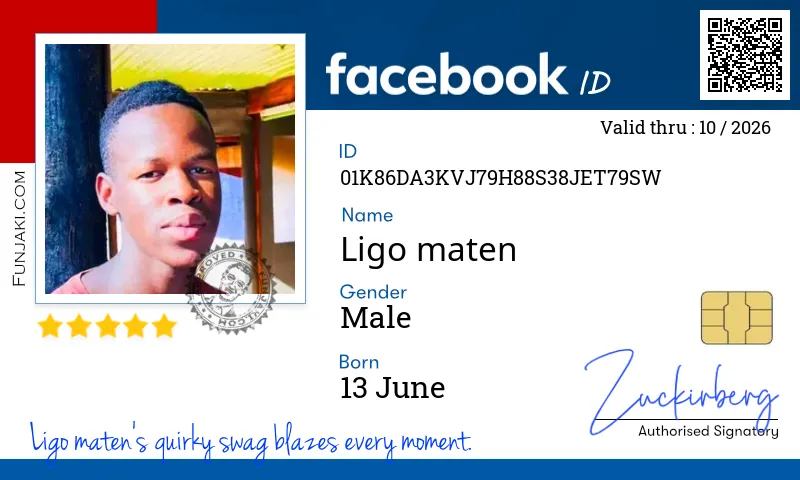 Facebook ID Card