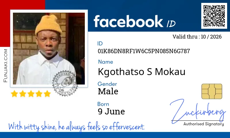 Facebook ID Card