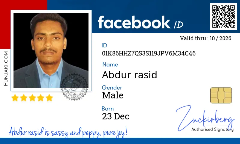 Facebook ID Card