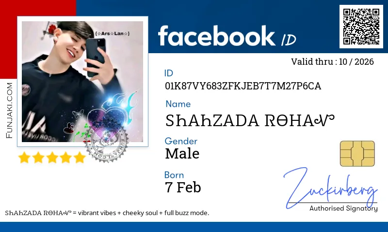 Facebook ID Card