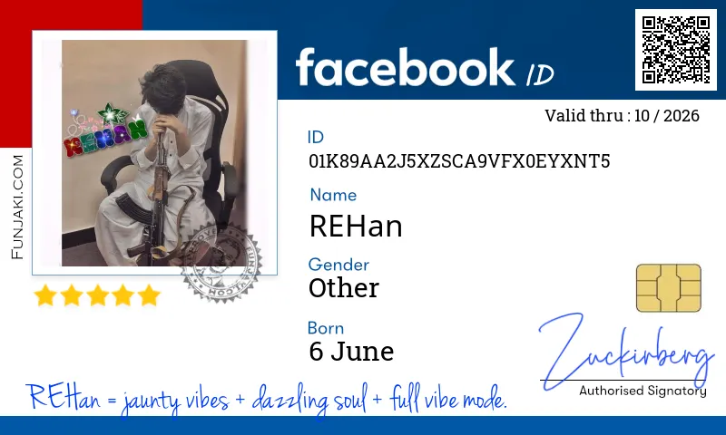 Facebook ID Card