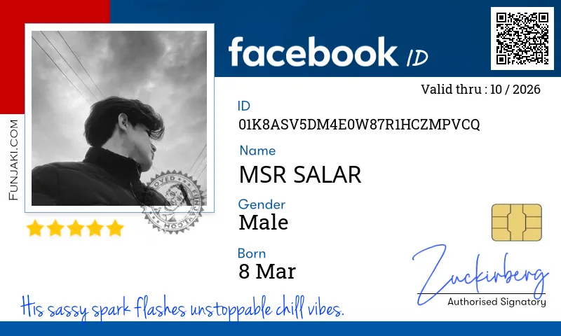 Facebook ID Card
