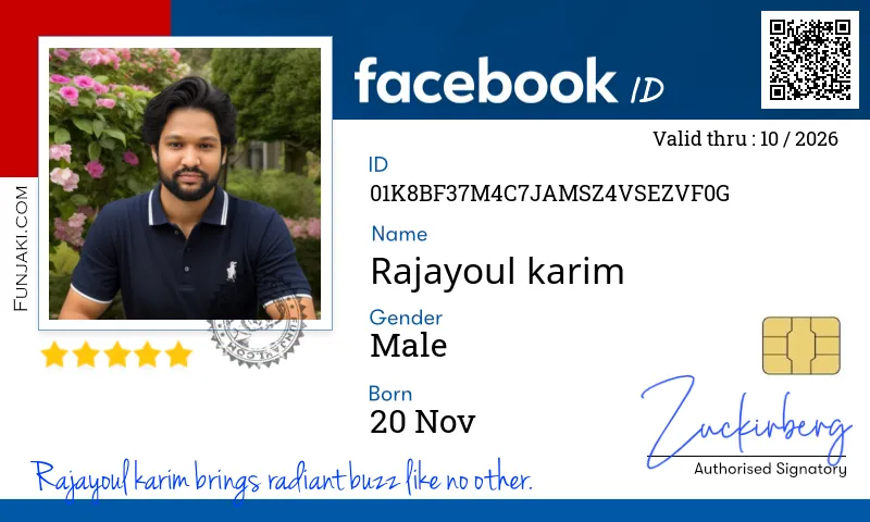 Facebook ID Card