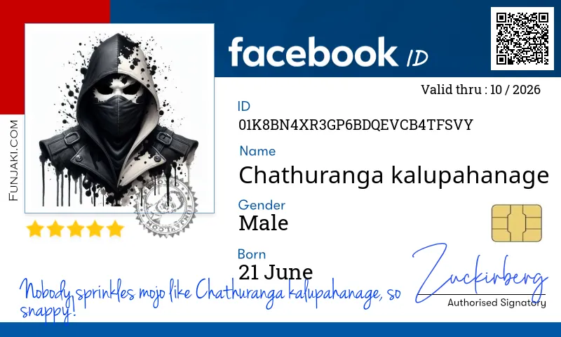 Facebook ID Card