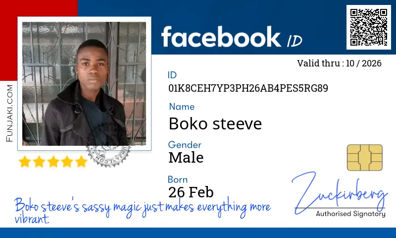 Facebook ID Card