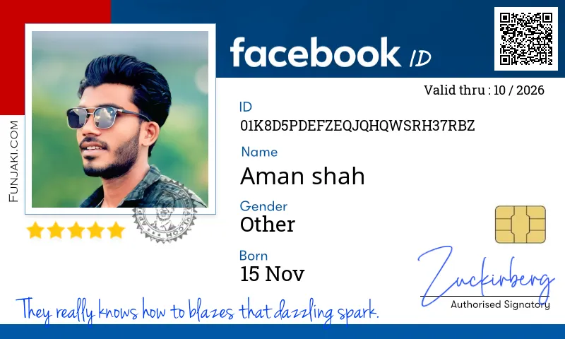 Facebook ID Card