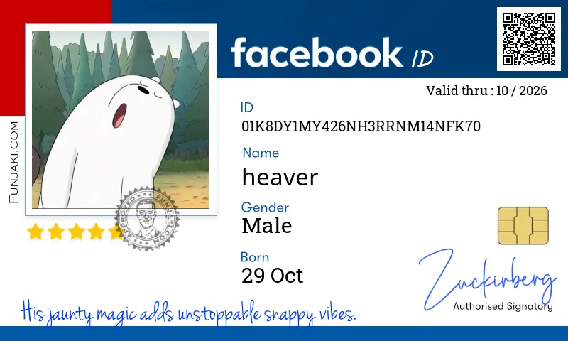 Facebook ID Card