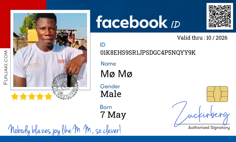 Facebook ID Card