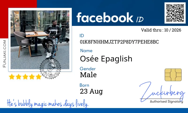 Facebook ID Card