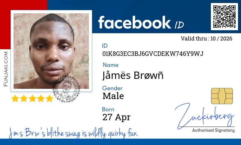 Facebook ID Card