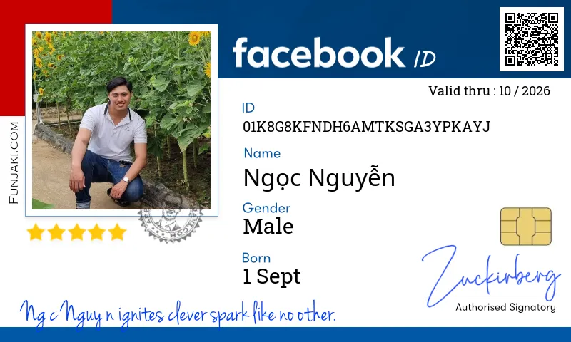 Facebook ID Card