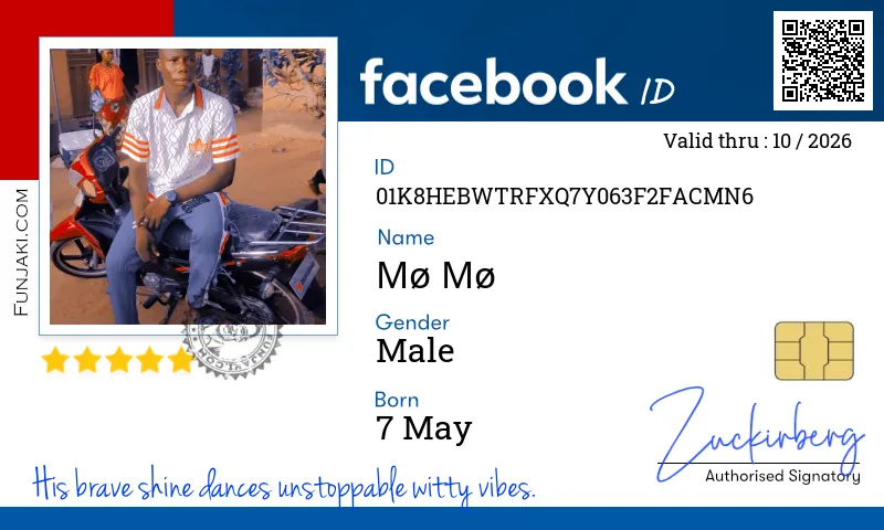Facebook ID Card
