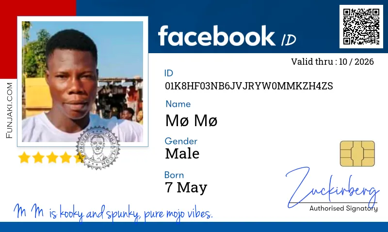 Facebook ID Card