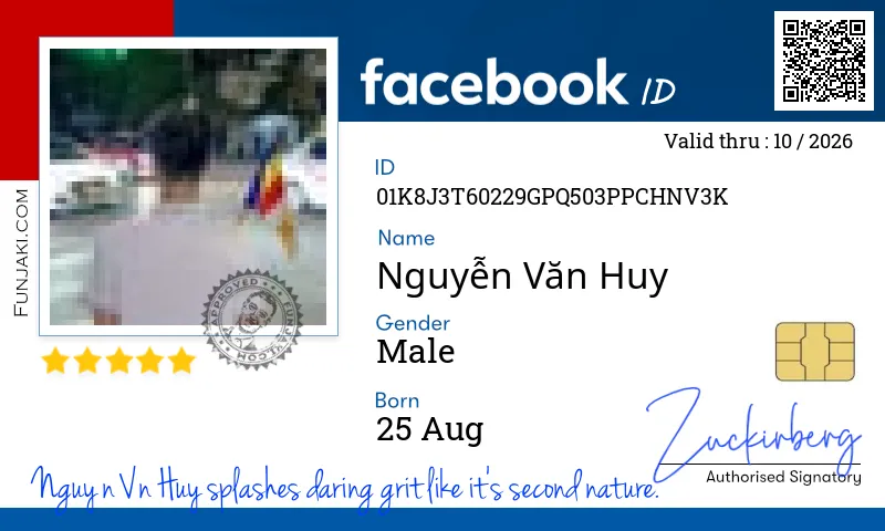 Facebook ID Card