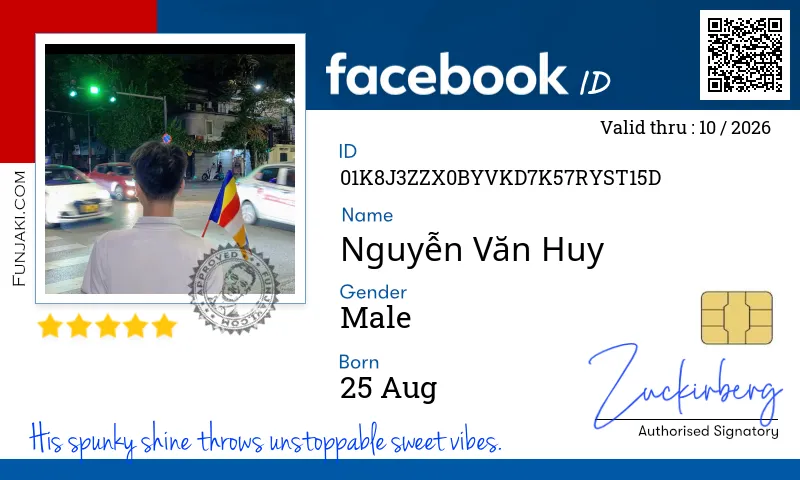 Facebook ID Card