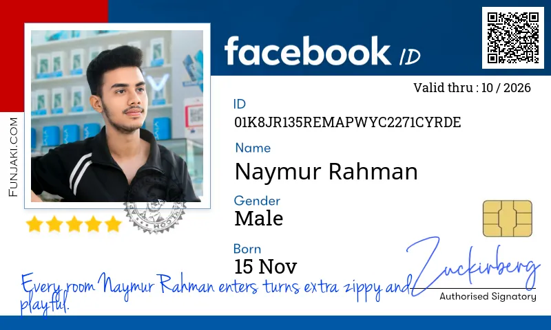 Facebook ID Card
