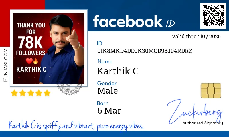 Facebook ID Card