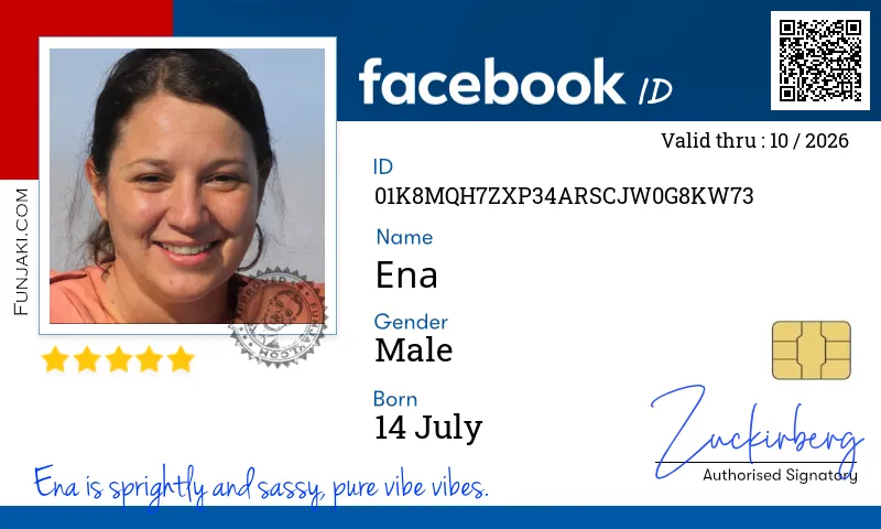 Facebook ID Card