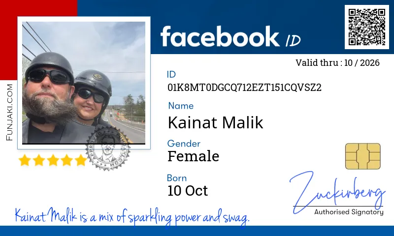 Facebook ID Card