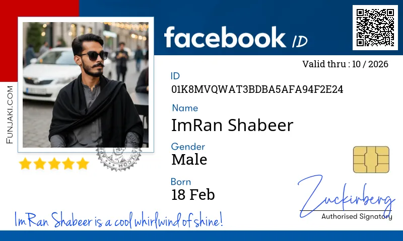 Facebook ID Card