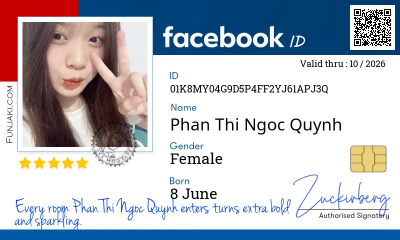Facebook ID Card