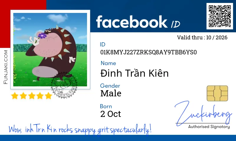 Facebook ID Card