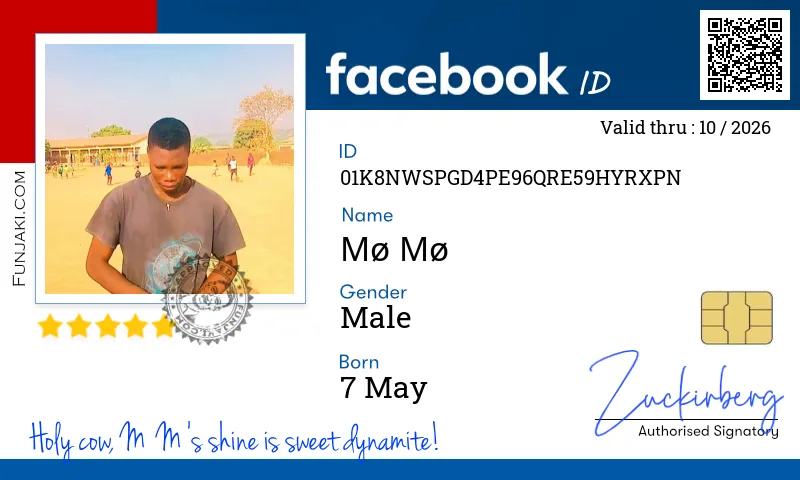 Facebook ID Card