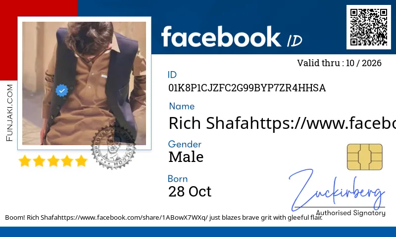 Facebook ID Card