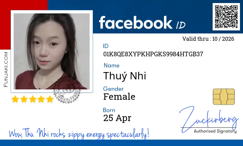 Facebook ID Card