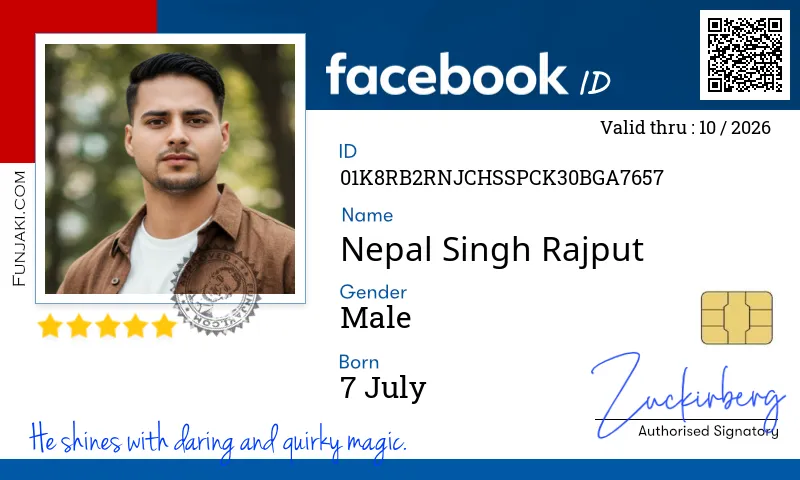 Facebook ID Card