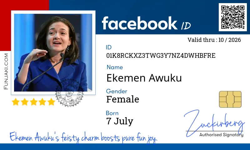 Facebook ID Card