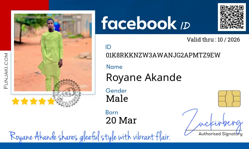 Facebook ID Card