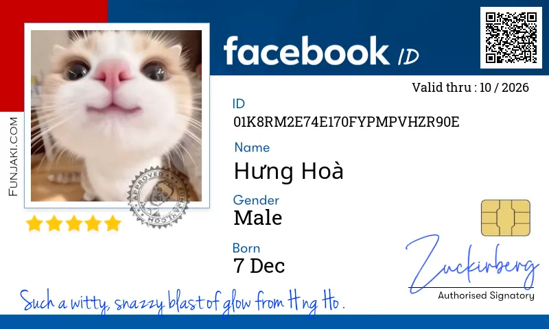 Facebook ID Card