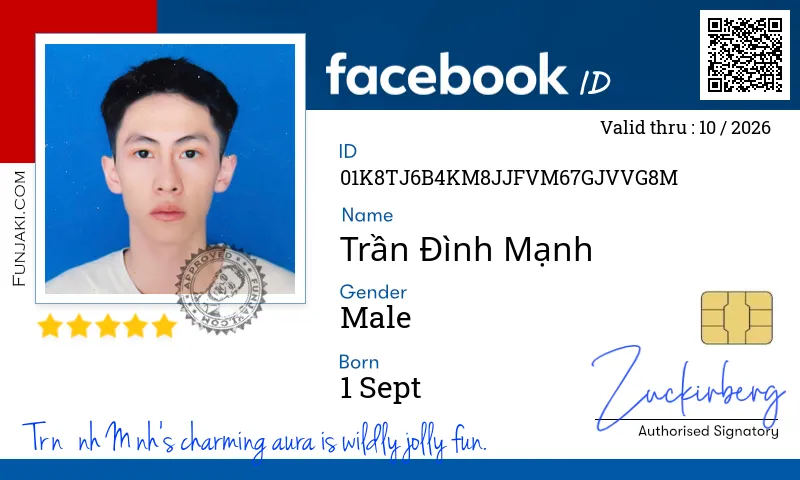 Facebook ID Card