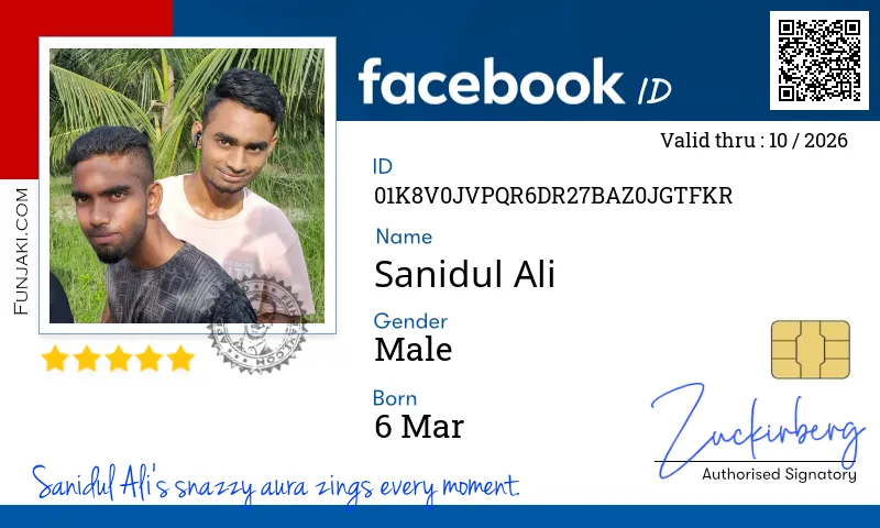 Facebook ID Card