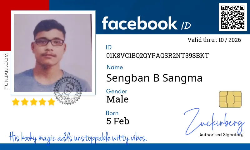 Facebook ID Card