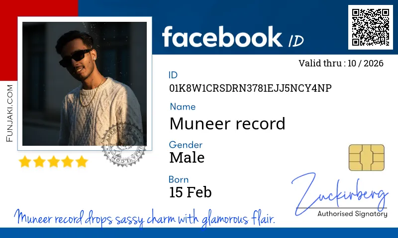 Facebook ID Card