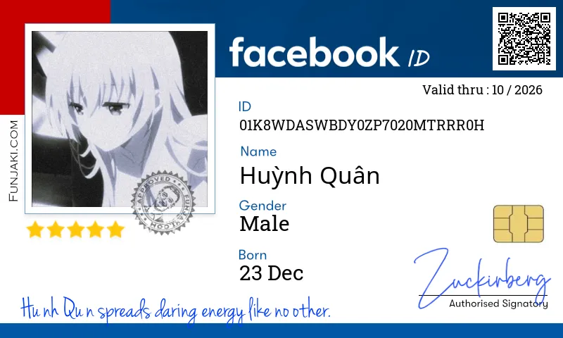 Facebook ID Card