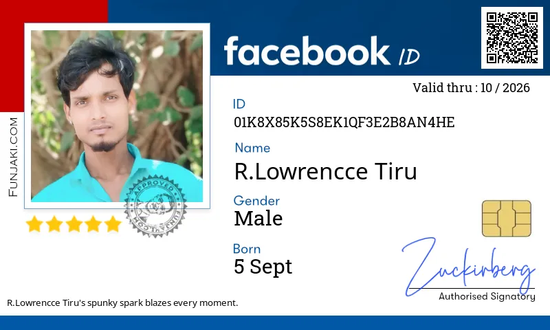 Facebook ID Card